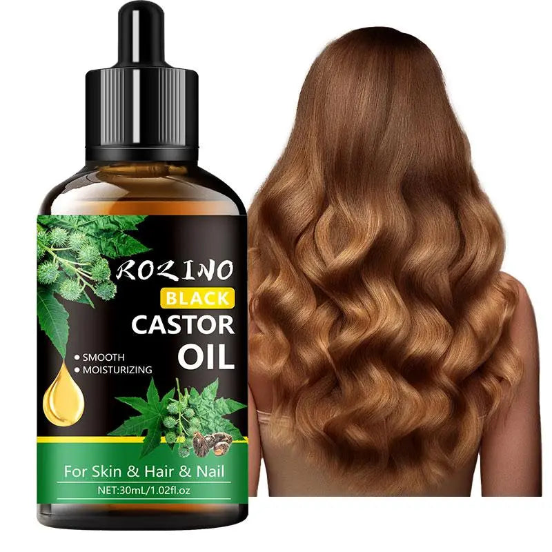 30Ml Black Castor Oil, Deeply Moisturising Skincare Oil