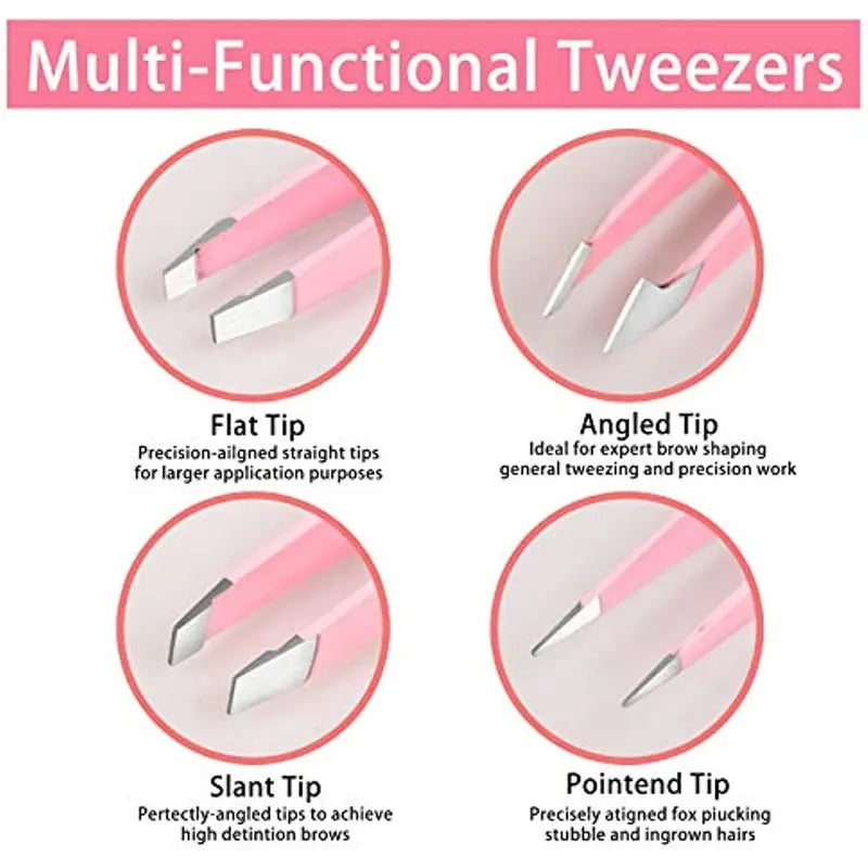 4Pcs Professional Tweezers