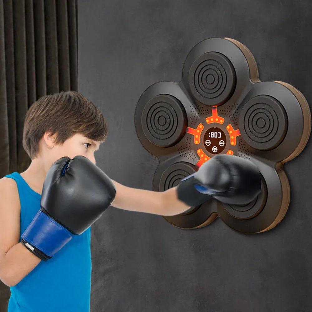 Boxing Machine - Wall Mounted Target with LED Lights for Sports Agility Reaction Training