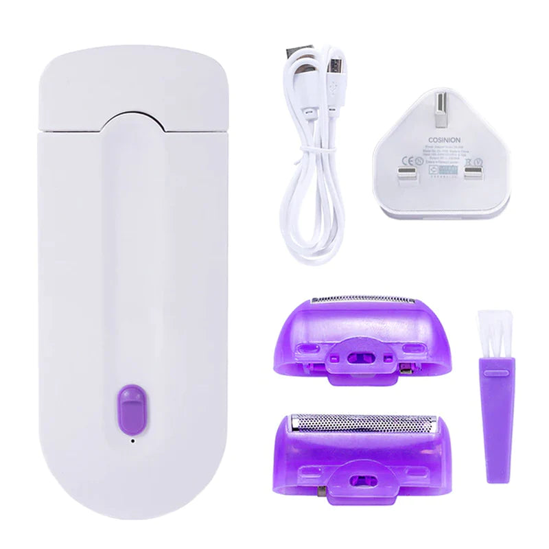 Painless Hair Removal Kit - USB Rechargeable Laser Touch Epilator 