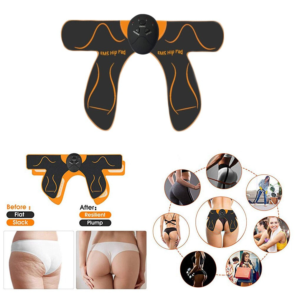 Multi-Functional Electric Vibration Muscle Stimulator For Buttocks/Abs/Waist