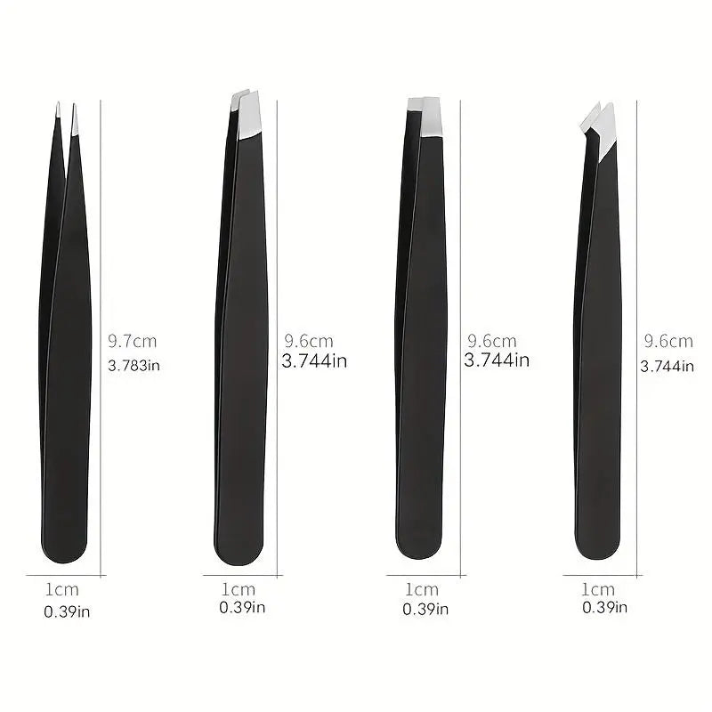 4Pcs Professional Tweezers