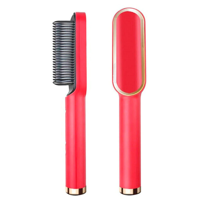 Hot Comb Hair Straightener Brush 