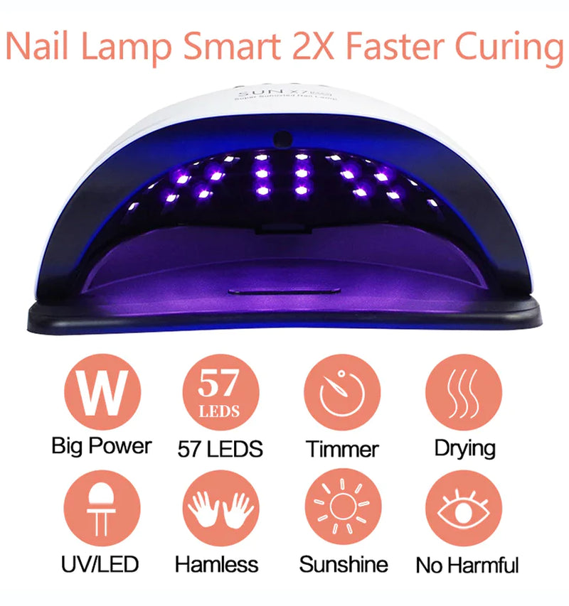 220W UV Nail Polish/Gel Curing Machine 