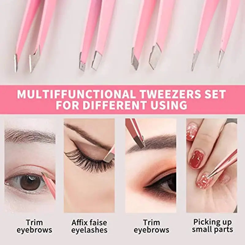 4Pcs Professional Tweezers