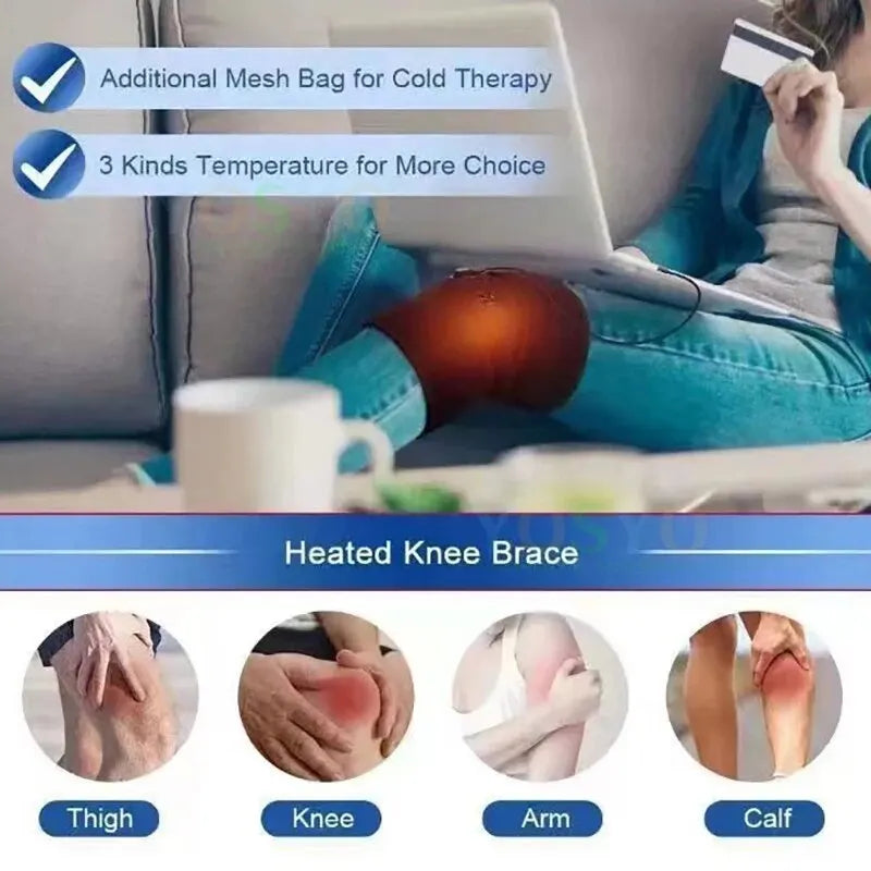 Electric Heating Knee Massager/Support