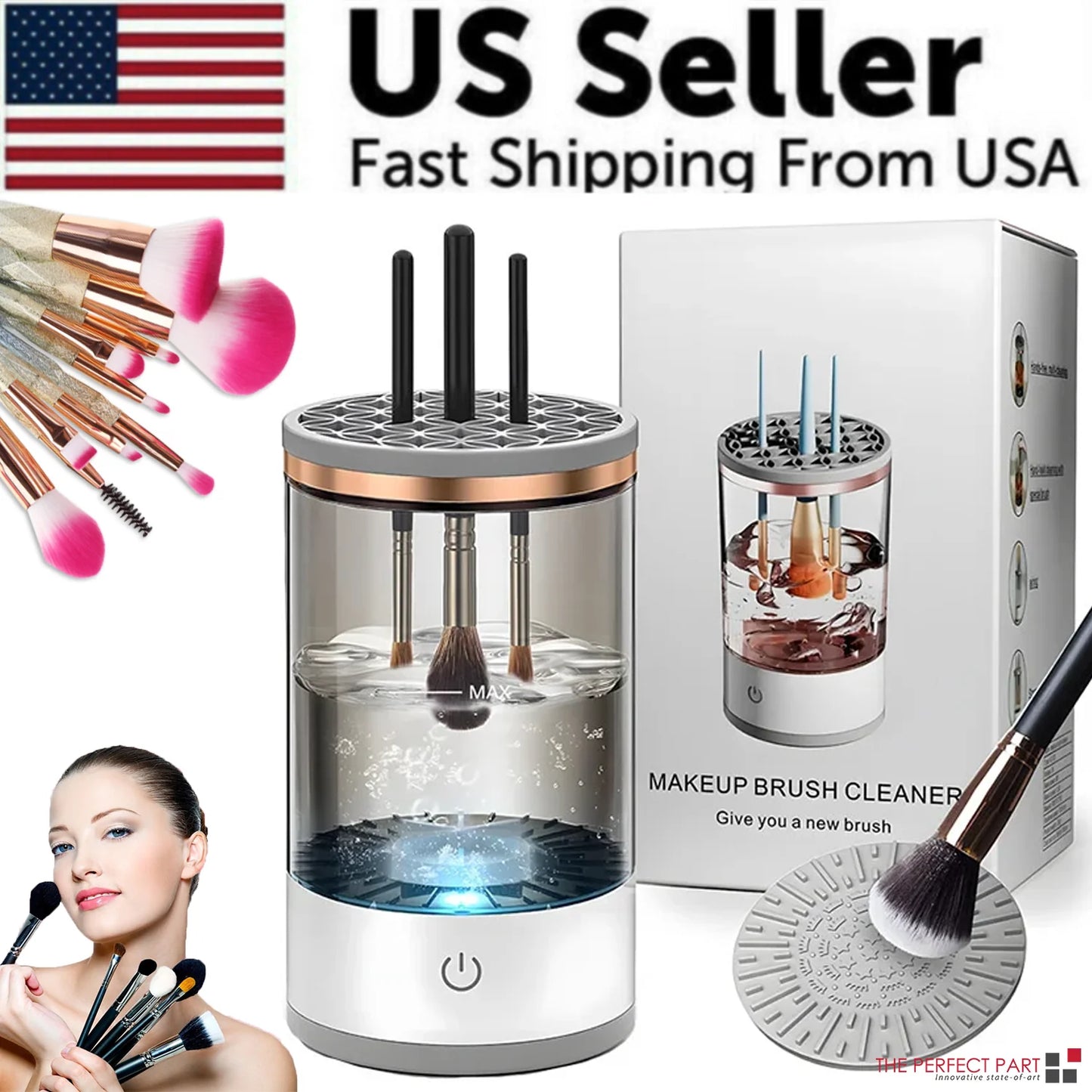 Electric Makeup Brush Cleaning Machine