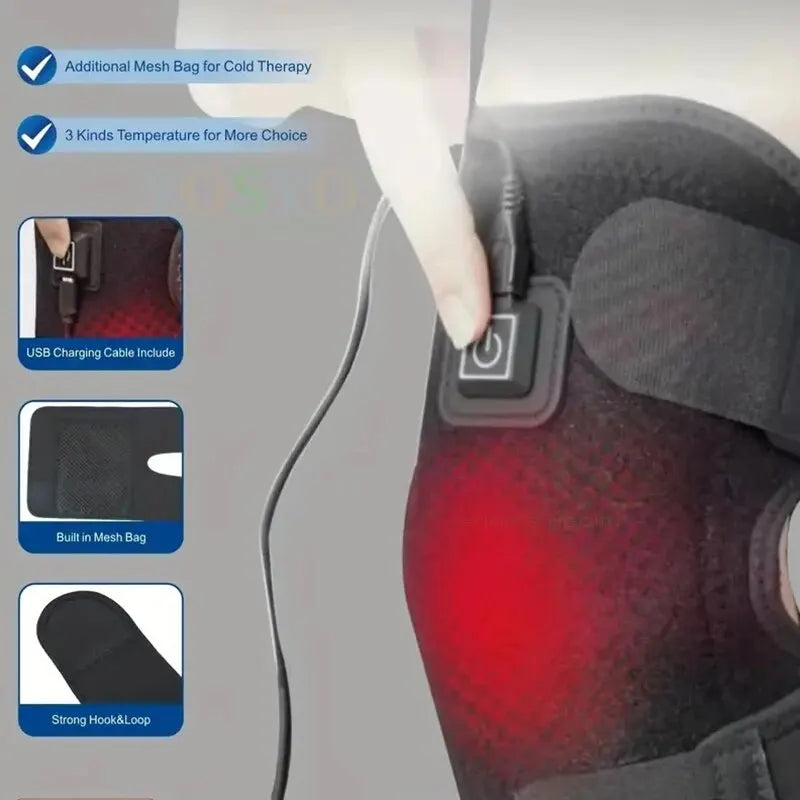 Electric Heating Knee Massager/Support