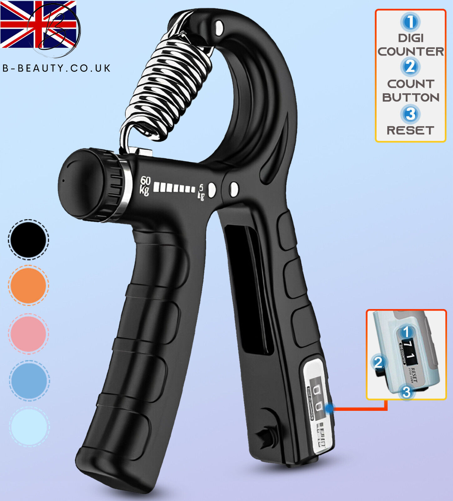 Digital LCD Forearm Strengthener 