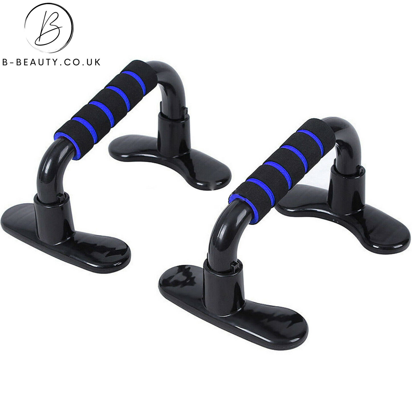 2 PCS PUSH-UP BARS WITH FOAM HANDLES 