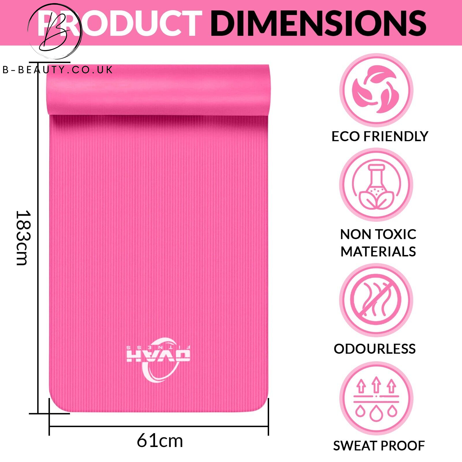 Extra Thick Yoga Mat 15MM 