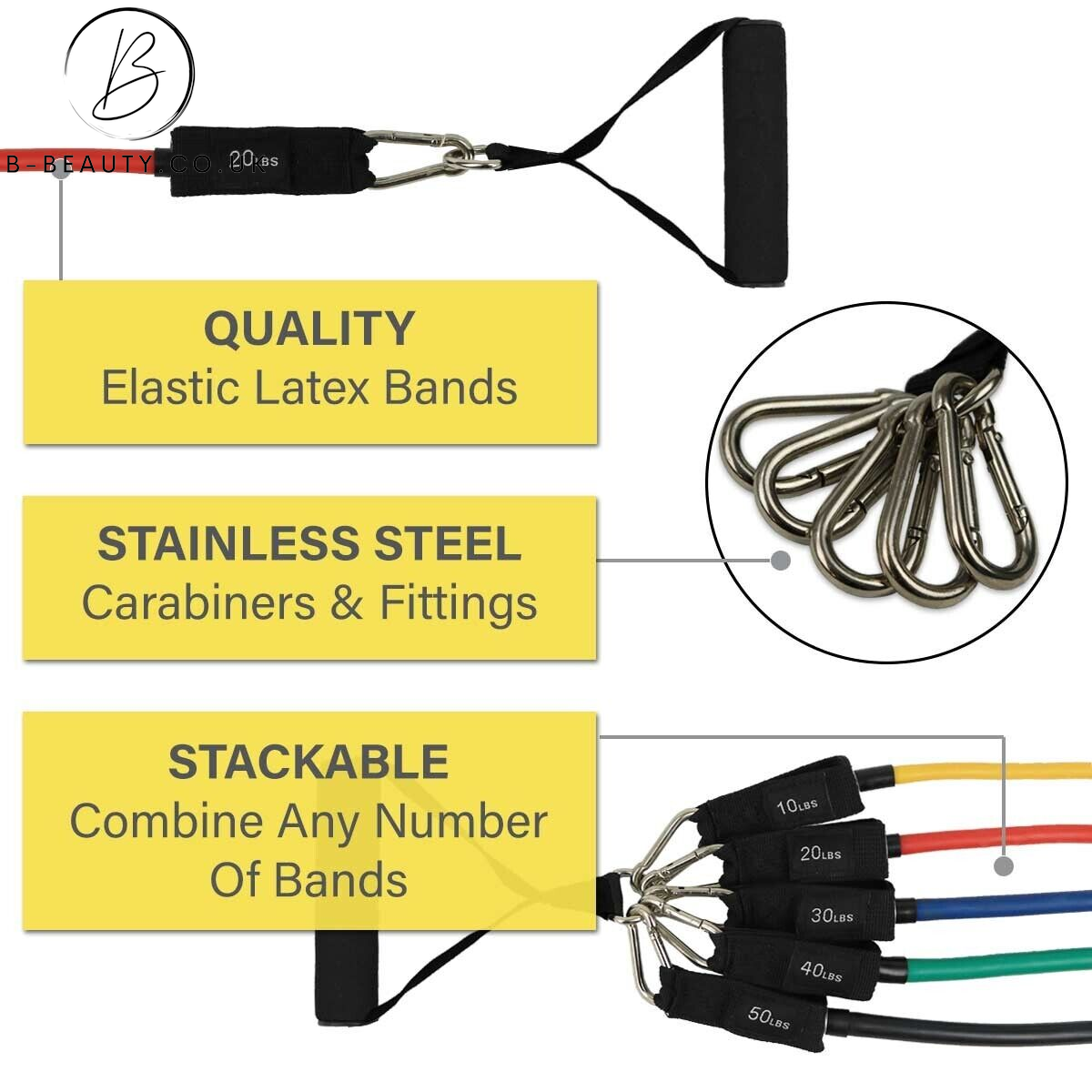 Resistance Bands- 11PC Set