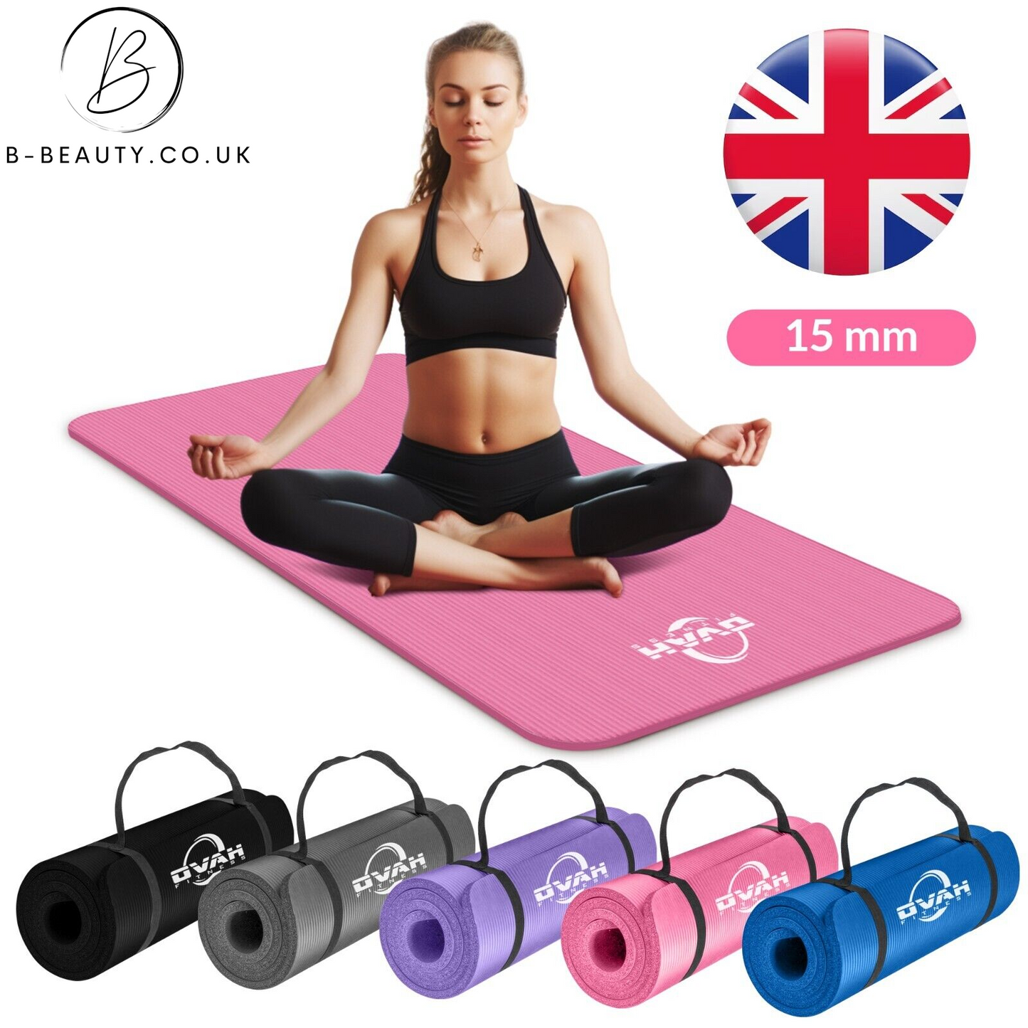 Extra Thick Yoga Mat 15MM 