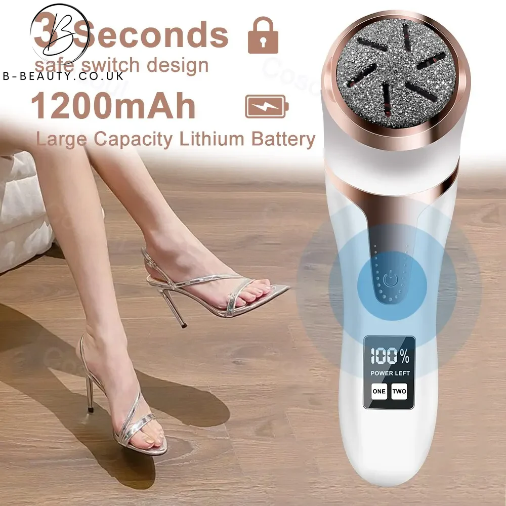 B-Beauty Professional Electric Dead Skin Remover / Exfoliating Callus Remover for Feet & Heels