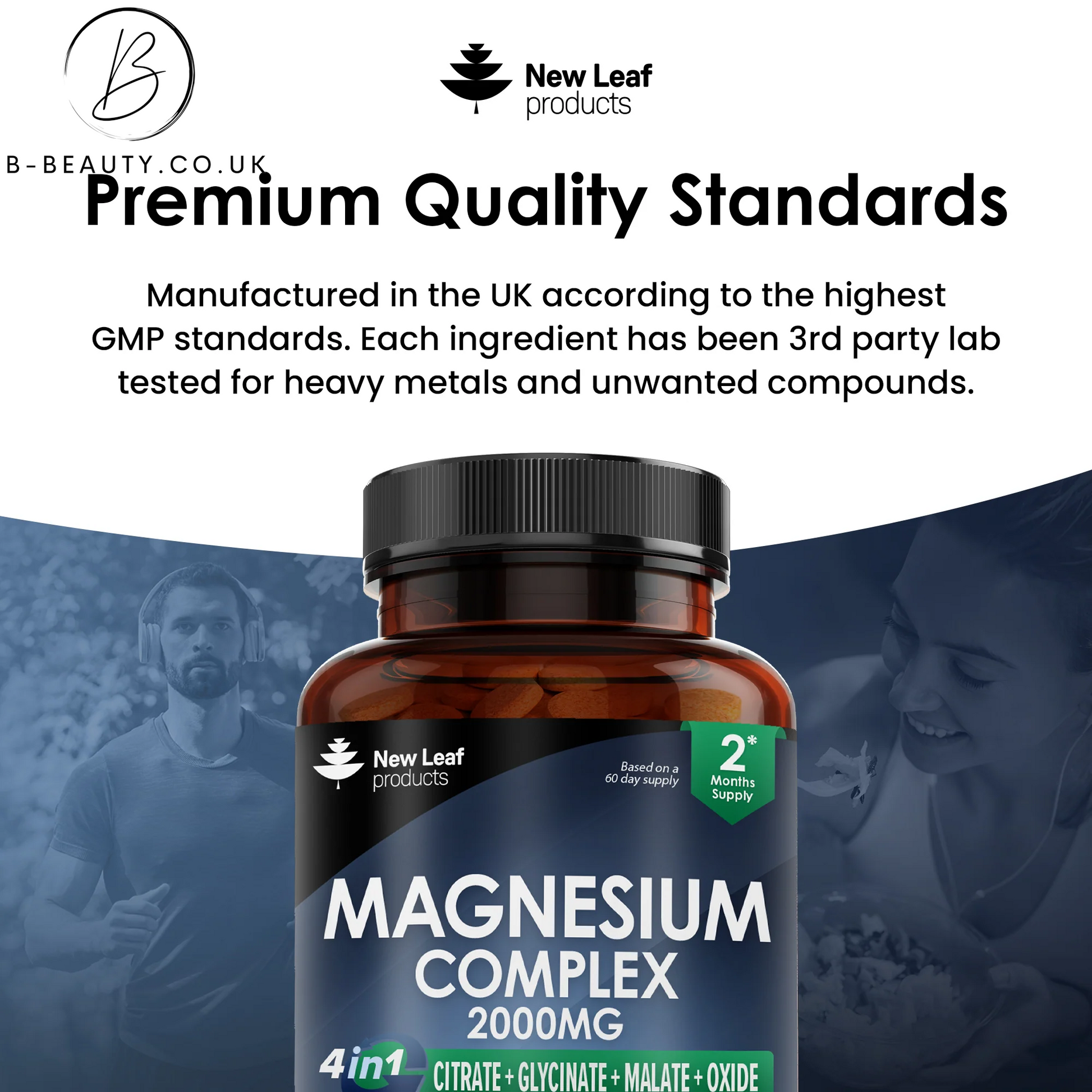 Magnesium Complex 4-In-1 2000Mg High Strength Capsules