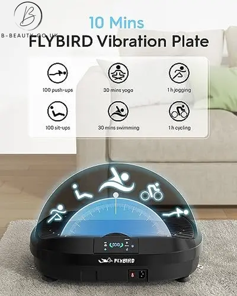 FLYBIRD Whole Body Workout Vibration Platform inc Resistance Bands 