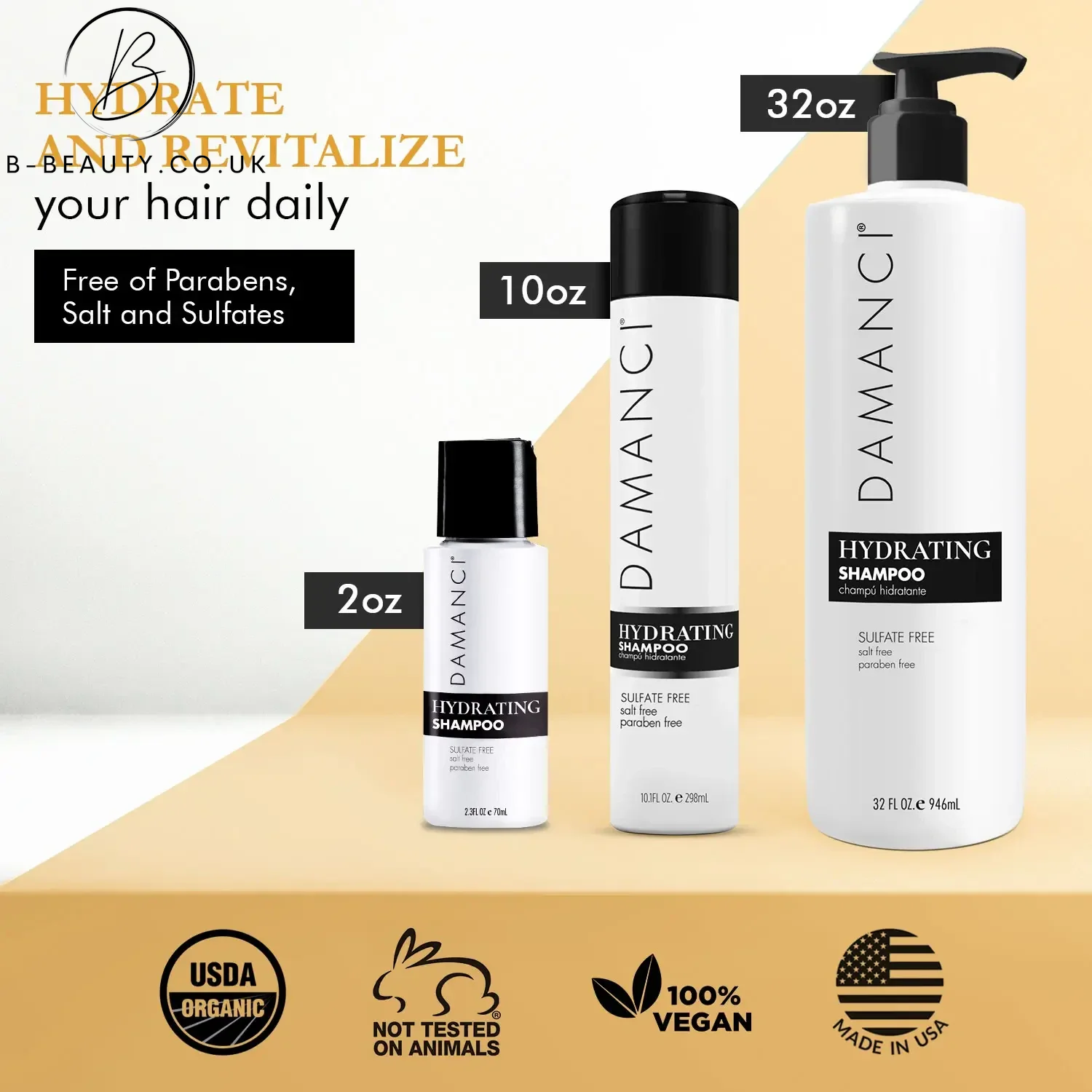 Damanci, Deep Hydrating Shampoo