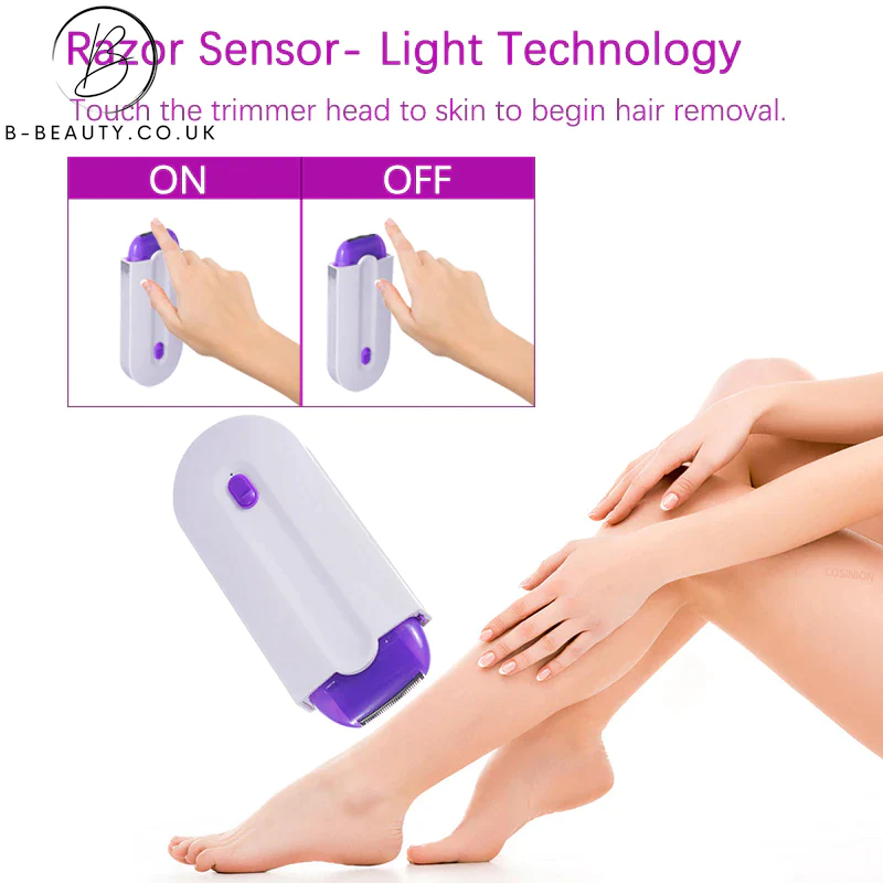 Painless Hair Removal Kit - USB Rechargeable Laser Touch Epilator 