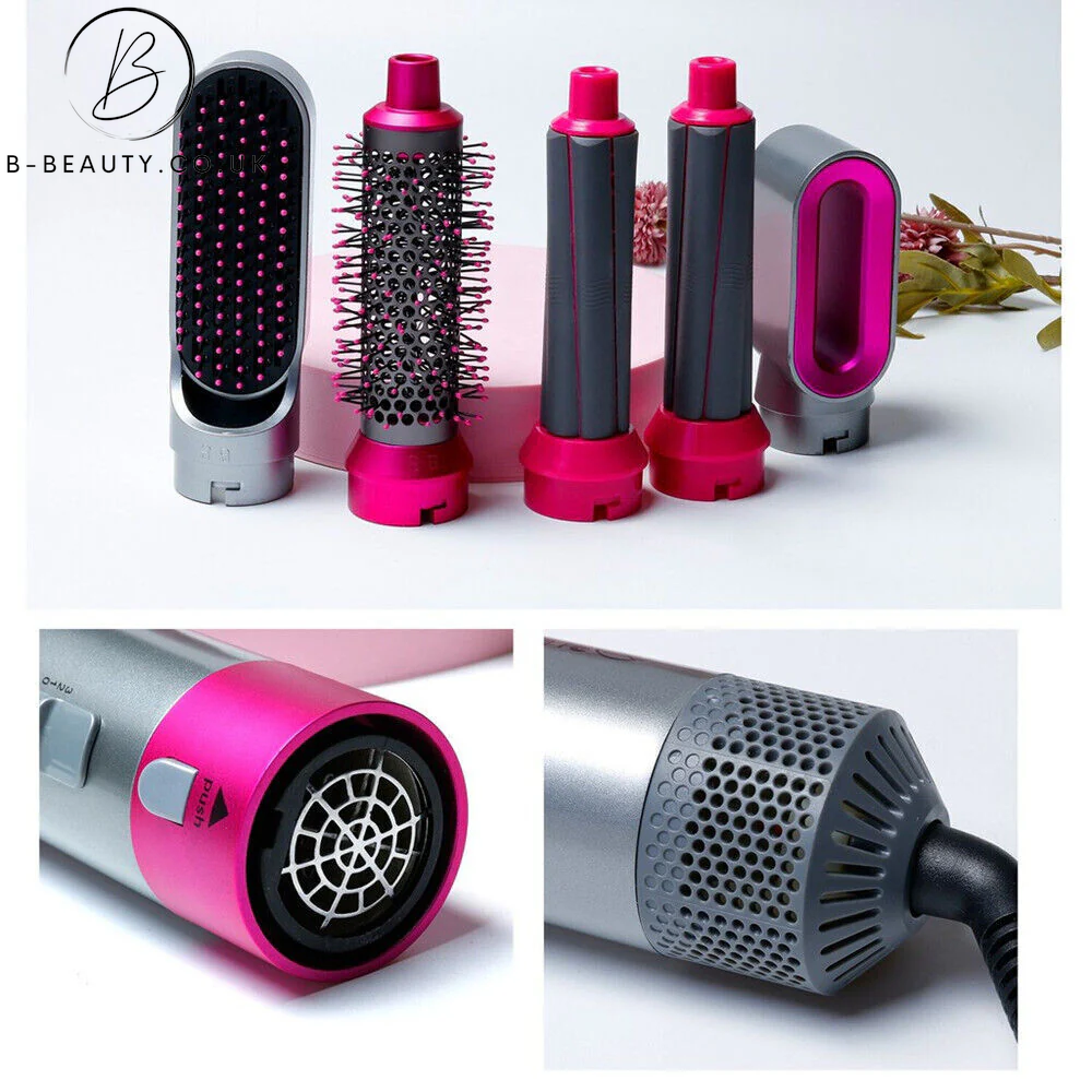 5 in1 Electric Hair Dryer/Curler Set 