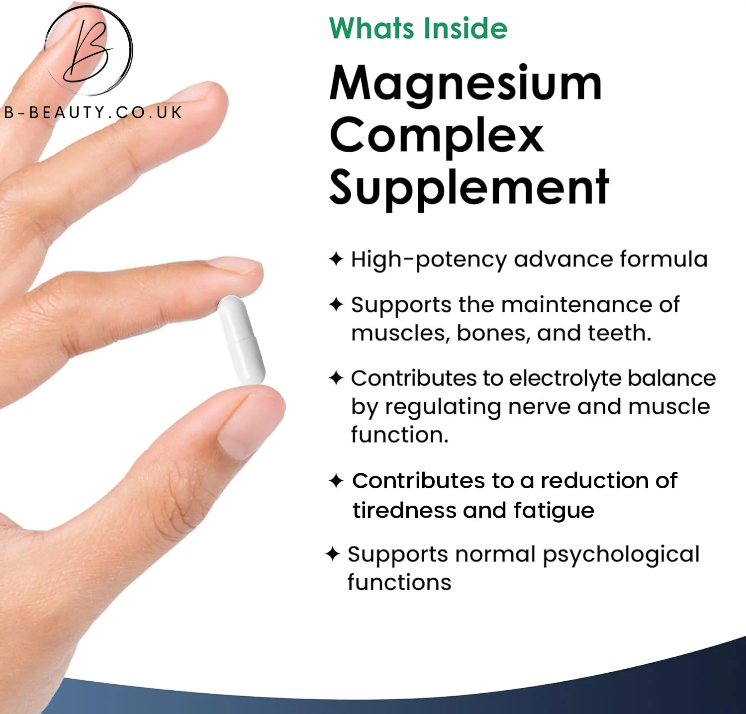 Magnesium Complex 4-In-1 2000Mg High Strength Capsules