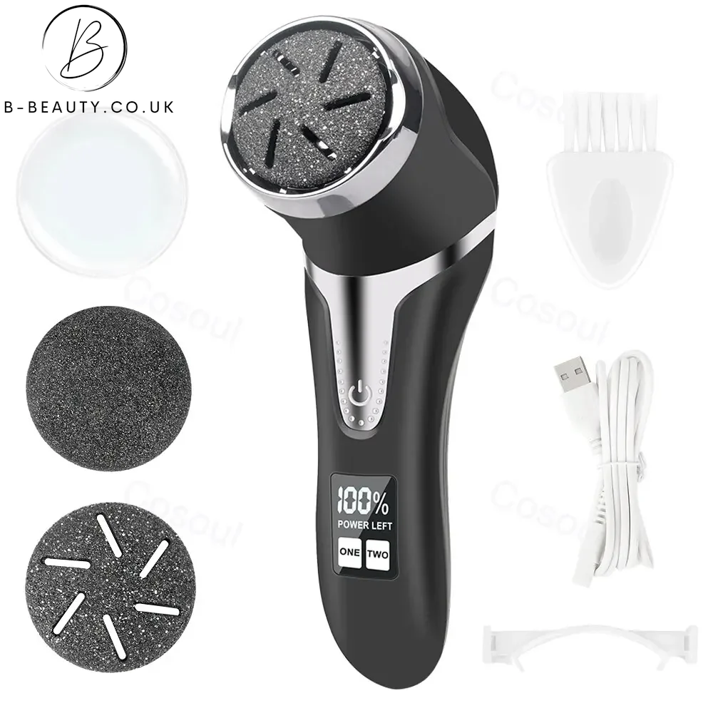 B-Beauty Professional Electric Dead Skin Remover / Exfoliating Callus Remover for Feet & Heels