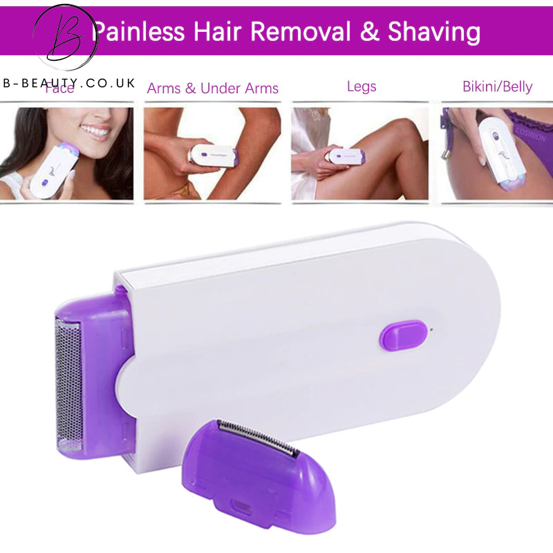 Painless Hair Removal Kit - USB Rechargeable Laser Touch Epilator 